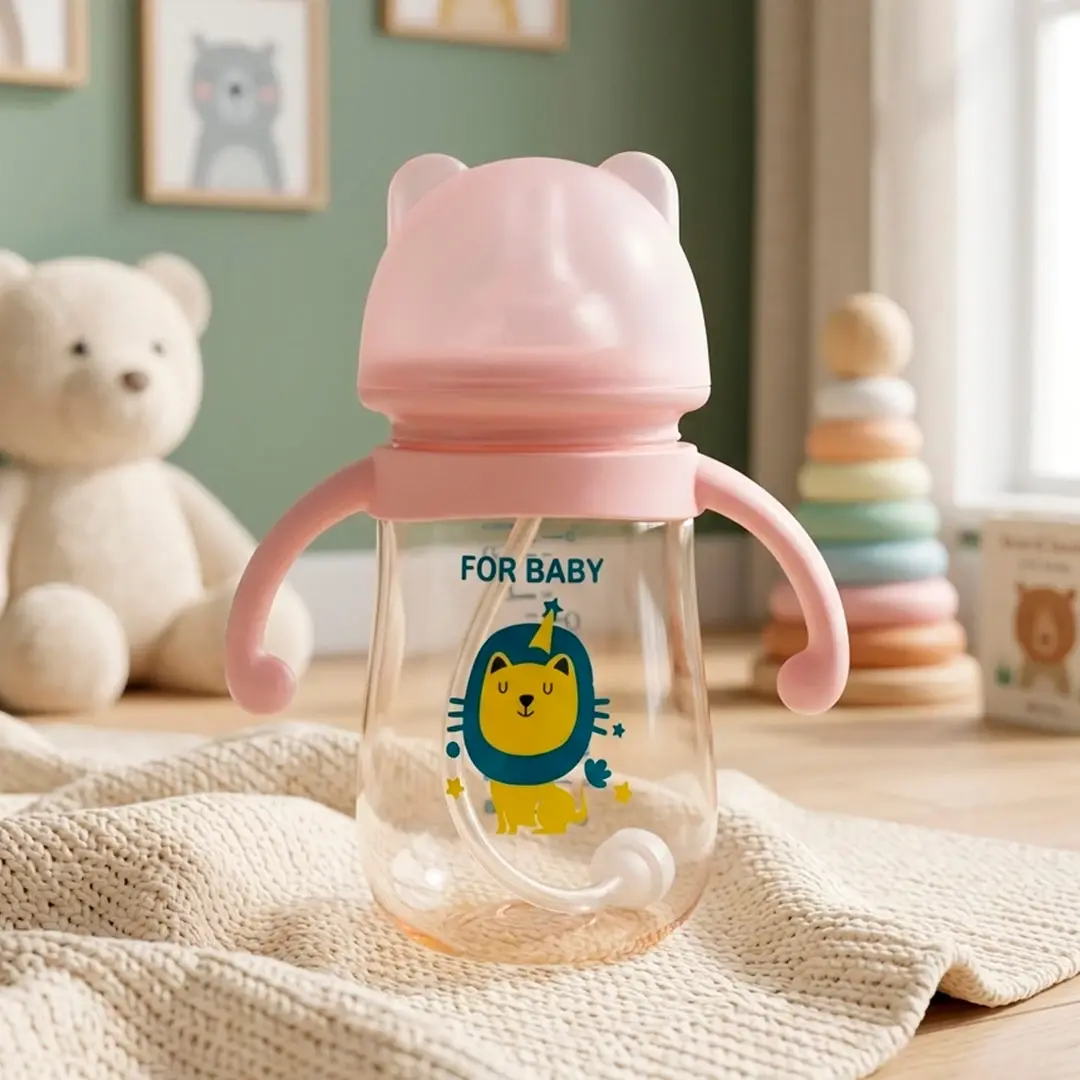 Поильник For Baby Лев Розовый 300 мл