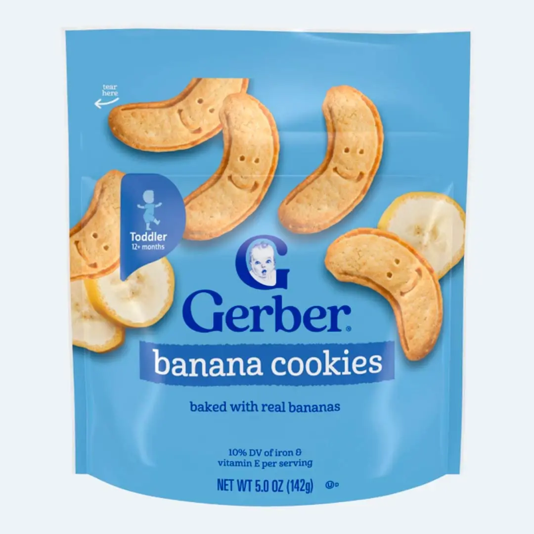 Печенье Gerber Cookies банан пауч 12+ мес 142 гр