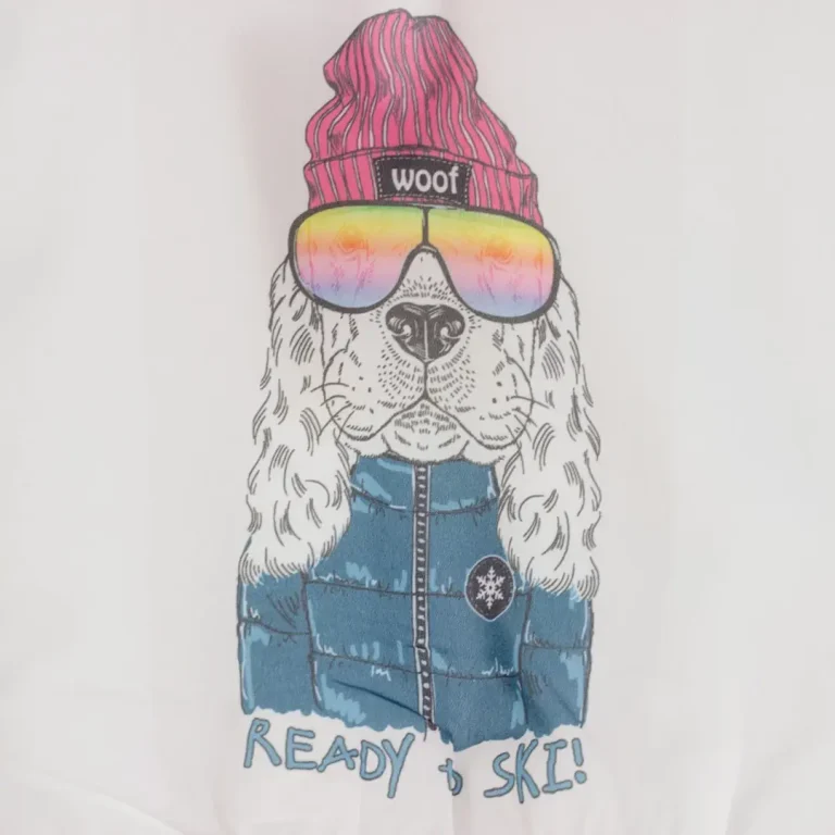 Детская футболка Escabel Ready to Ski dog