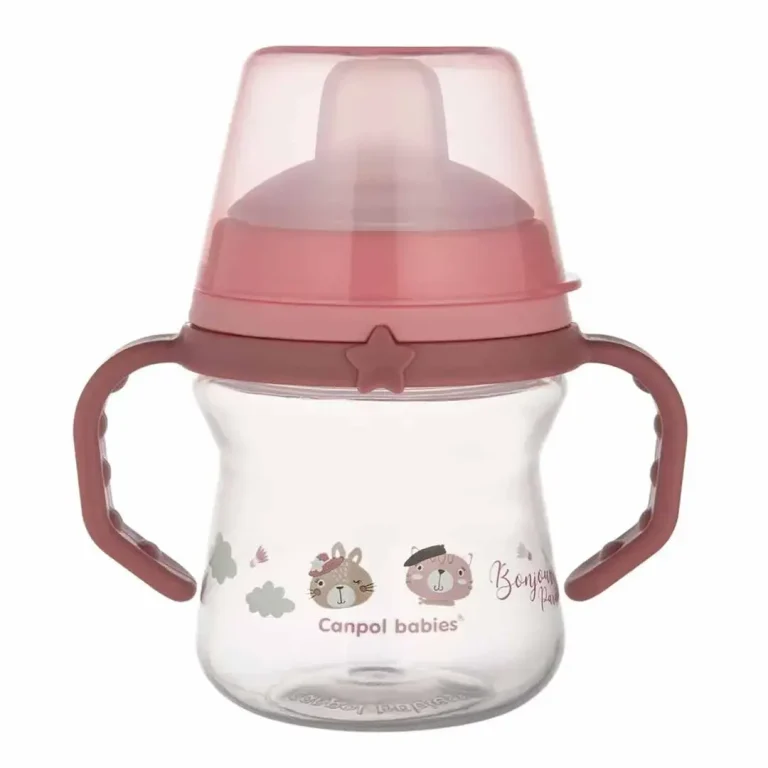 Поильник Canpol babies с силиконовым носиком FirstCup Bonjour paris 150 мл 6+ мес