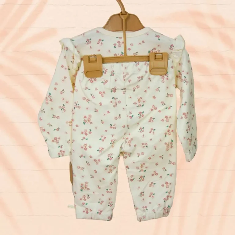 Пижама ciccimbaby цветочки Бежевый