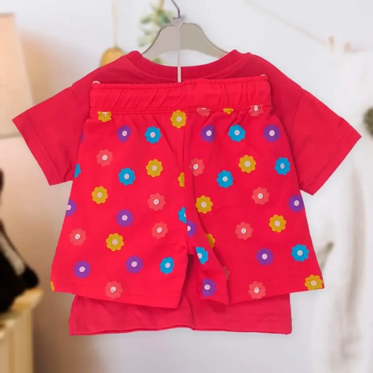 Комплект 2ка ZARA Paw patrol Скай и Еверест футболка + шорты Красный
