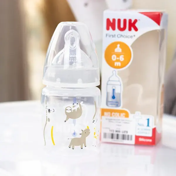 Бутылочка NUK First Choice+ 150мл. 0-6 мес Сафари