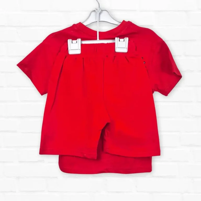 Комплект 2ка ZARA Disney Mickey Mouse & Friends футболка + шорты Красный
