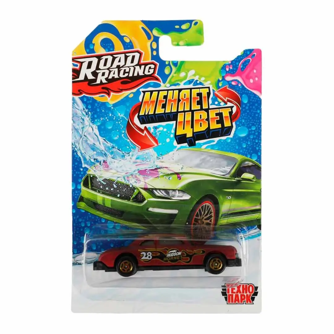 Машина металл Технопарк ROAD RACING СУПЕРКАР меняющая цвет в ассортименте