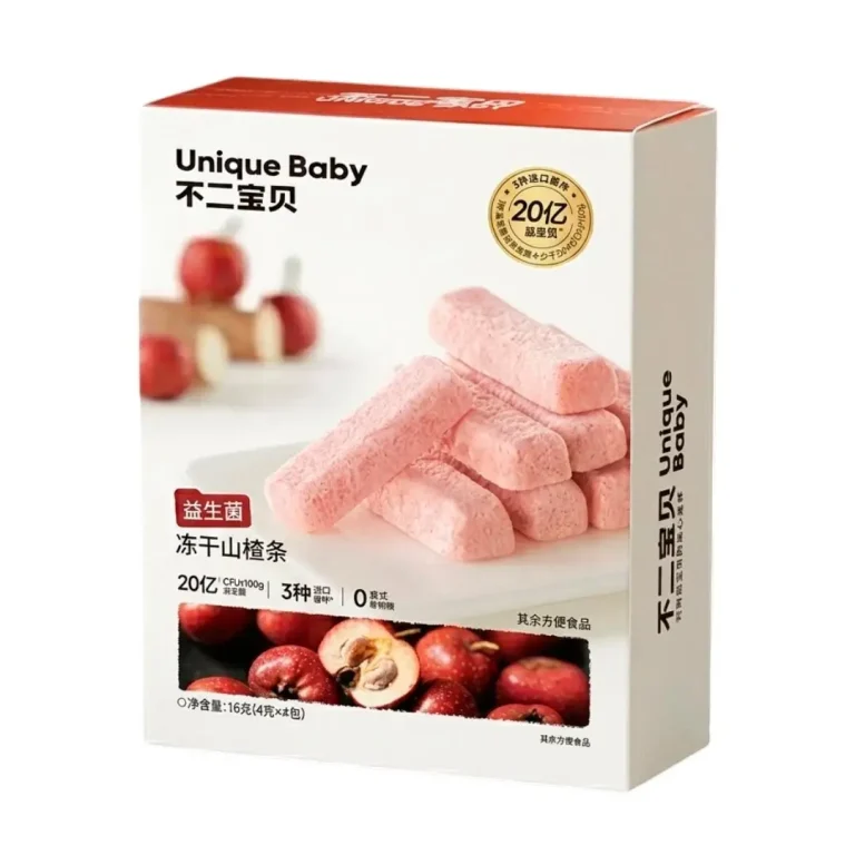 Фруктовые палочки Unique Baby из боярышника с пробиотиками 4шт