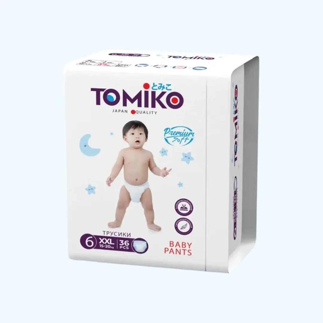 Трусики-подгузники Tomiko Premium 6 XXL (15-20 кг) 36 шт