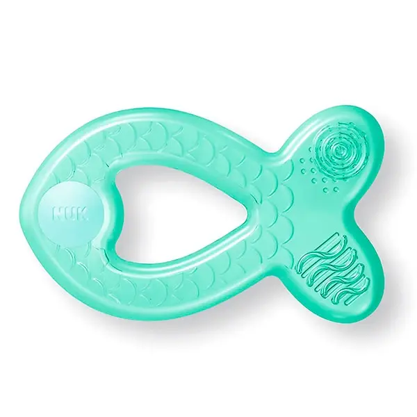 NUK Прорезыватель силиконовый водный Fish 3+ мес