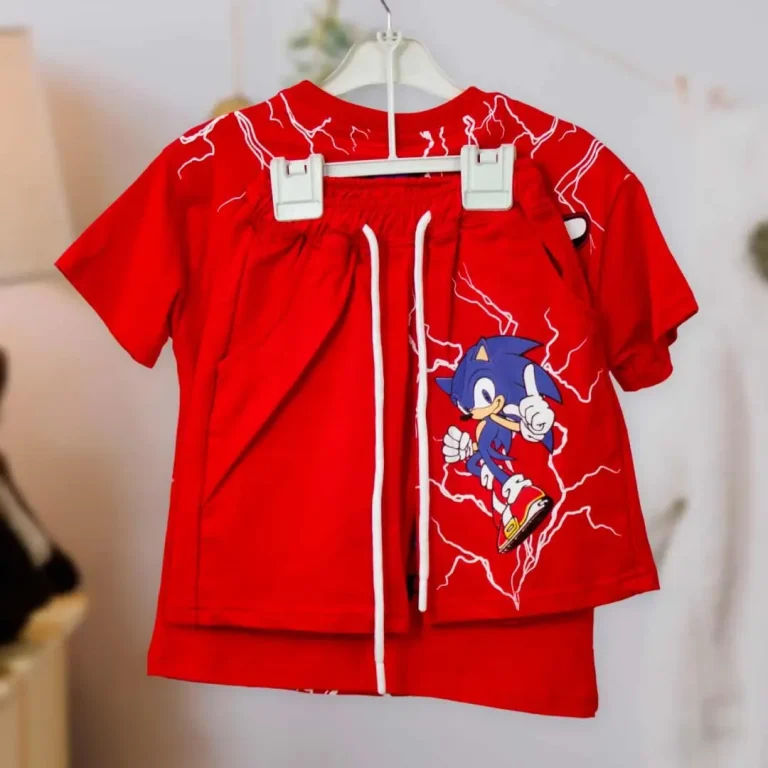 Комплект 2ка ZARA SonicX футболка + шорты Красный