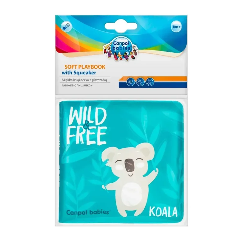 Книжка-пищалка Canpol Babies Wild & Free