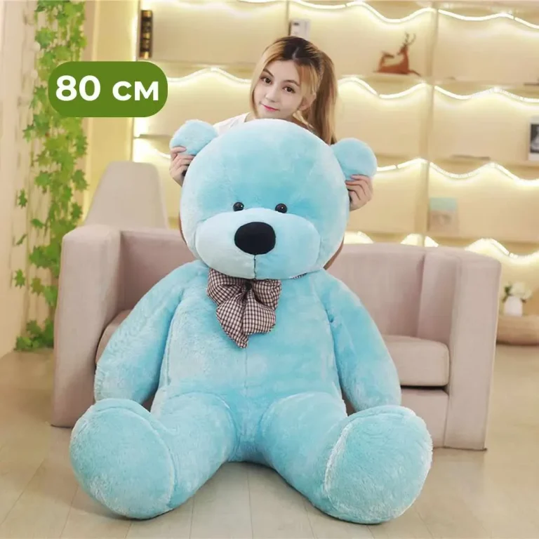 Мягкая игрушка Мишка 80 см Бирюзовый