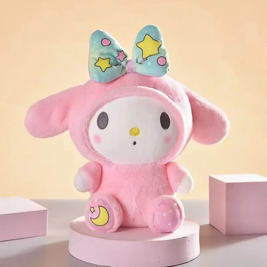 Игрушка мягкая Мульти-пульти Kuromi San RIO Куроми Голубой Бантик звездочка Розовый