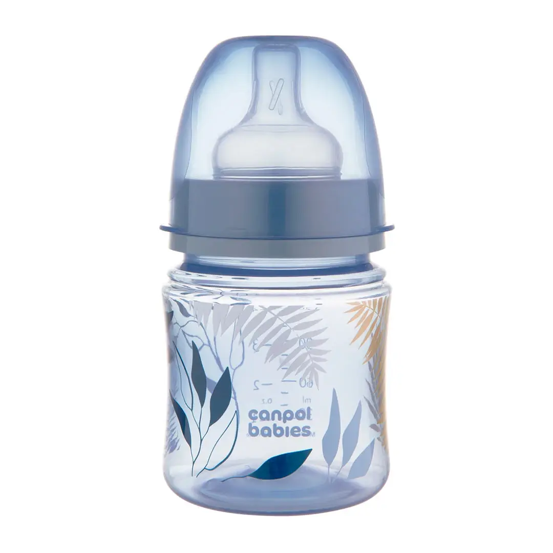 Антиколиковая бутылочка Canpol Babies EasyStart Gold 120 мл 0+ мес Синяя