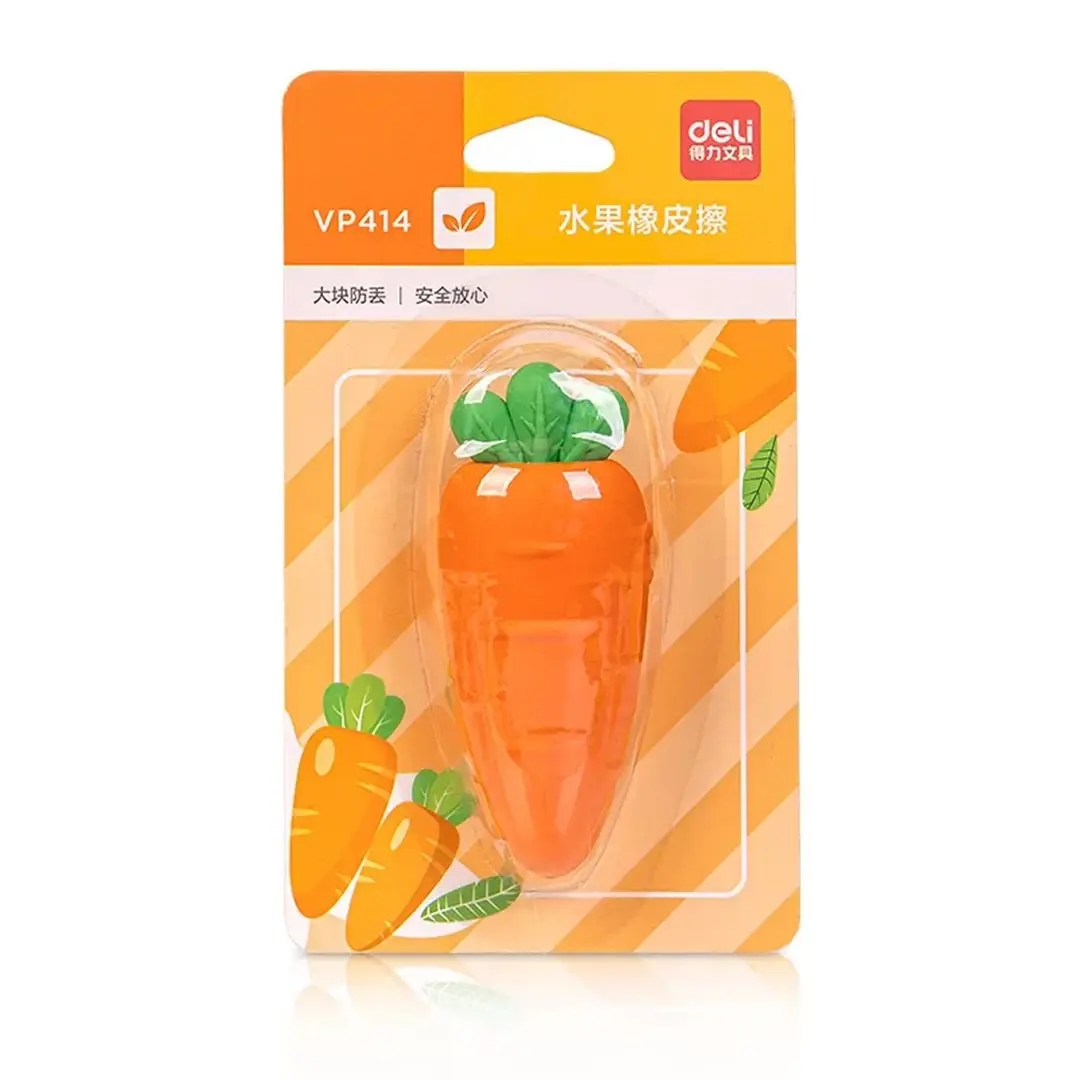 Ластик VP414 (морковка) Deli