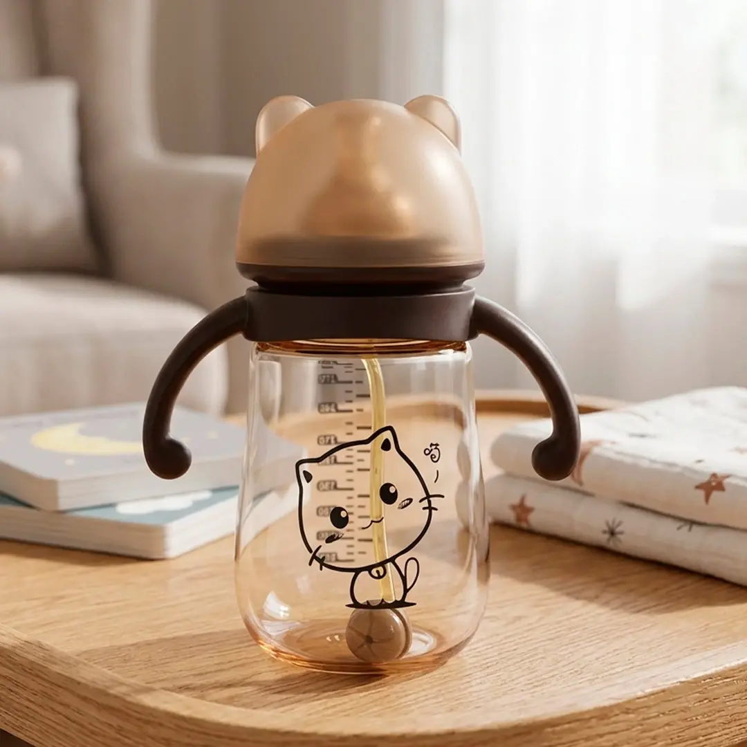 Поильник For Baby Котенок Коричневый 300 мл
