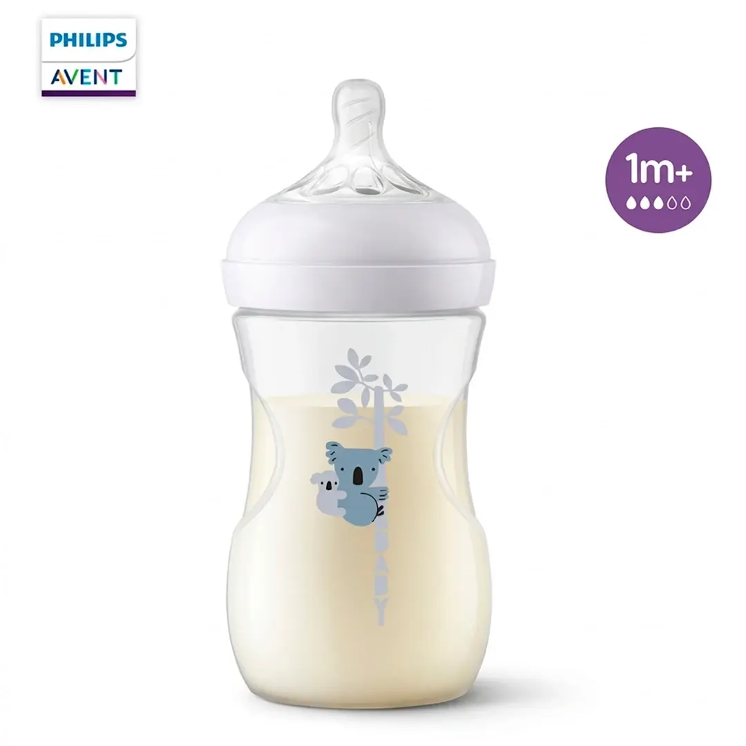 Пластиковая бутылочка Philips Avent Natural Response коала 260мл. 1+мес. SCY903/67