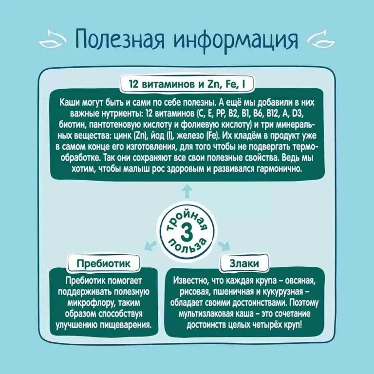 Каша мультизлаковая ФрутоНяня молочная с яблоком бананом и земляникой 200 гр с 6+ мес