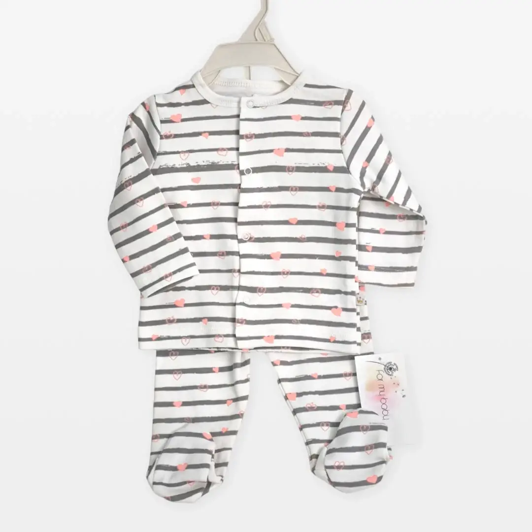Комплект 2ка For My Baby В полоску кофта + ползунки