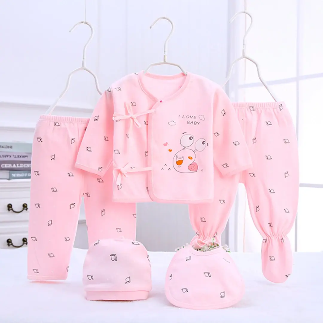 Комплект 5ка I love baby Улитка Розовый