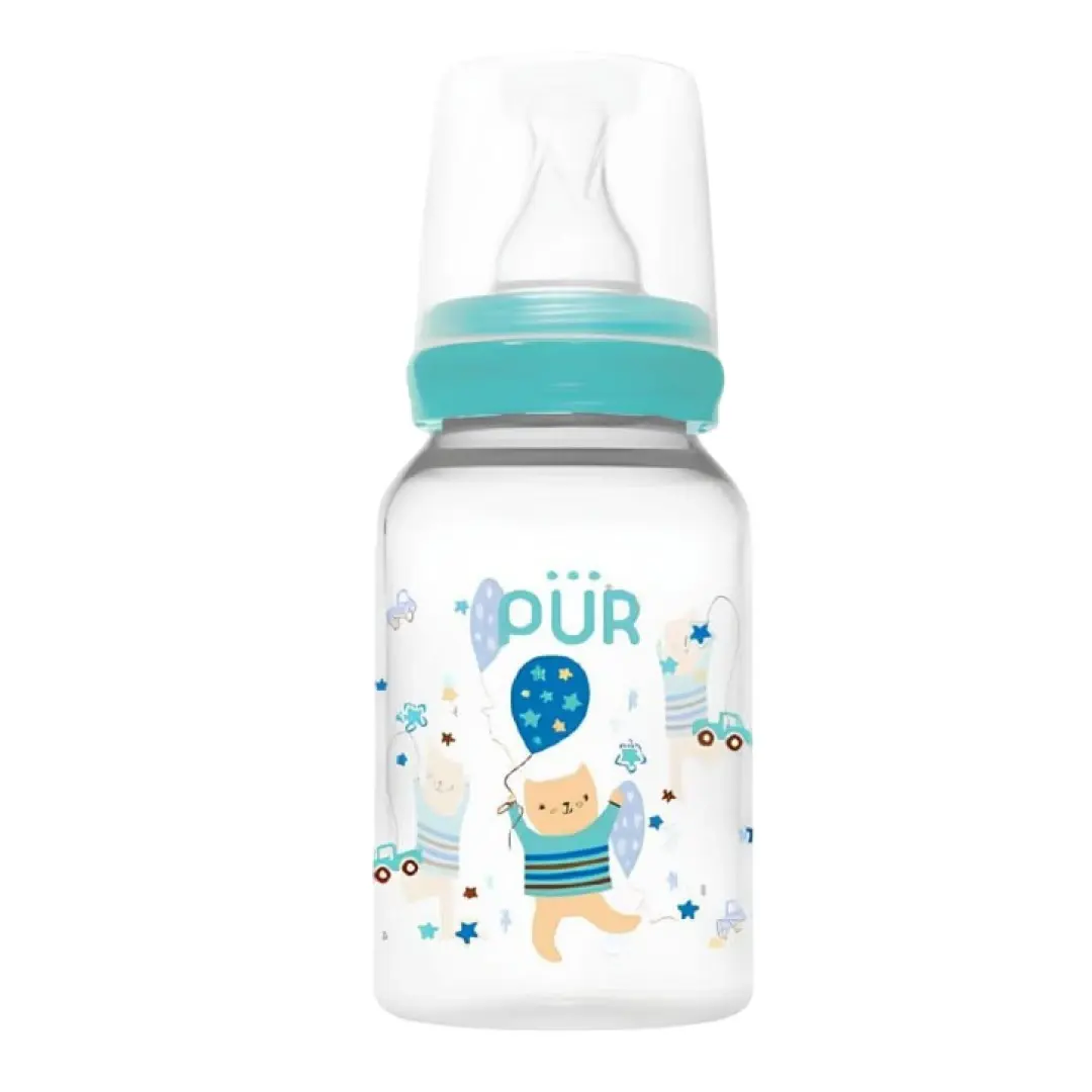 Бутылочка Pur Classic с тонким горлышком 125 мл 3+ мес