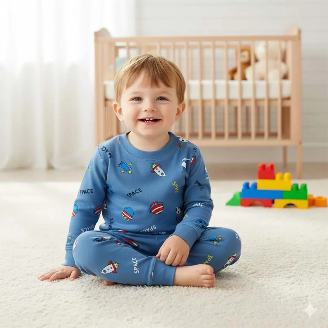 Детская пижама Babys SPASE Космос Синий