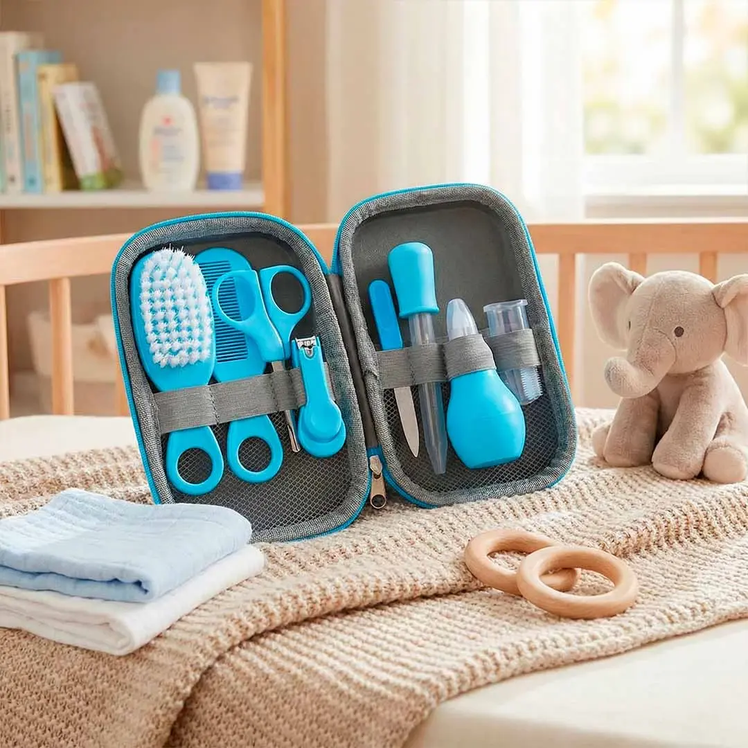 Гигиенический набор для малышей Я родился Baby Care Kit 8 шт Голубой