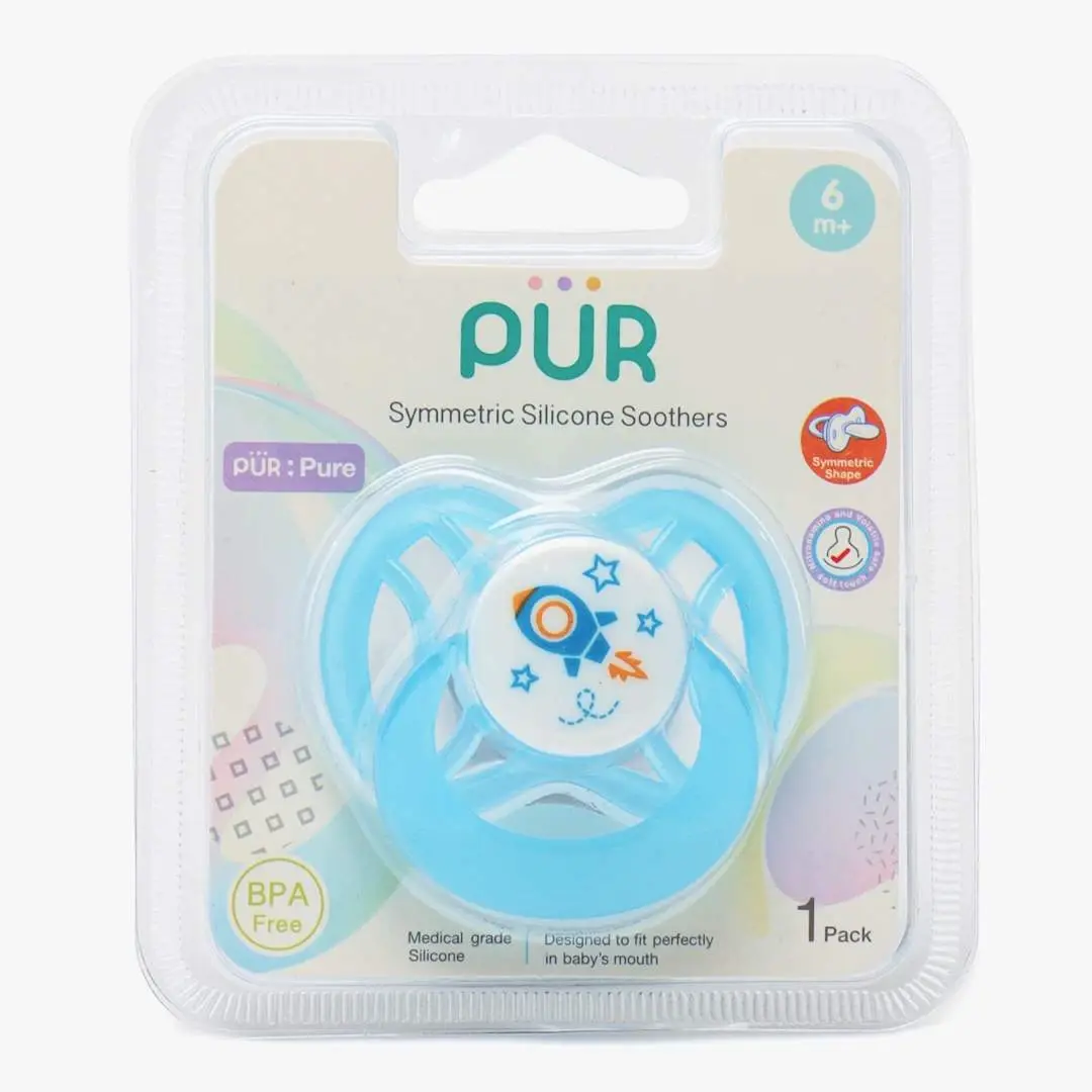 Силиконовая пустышка Pur Ventilated 6+ мес