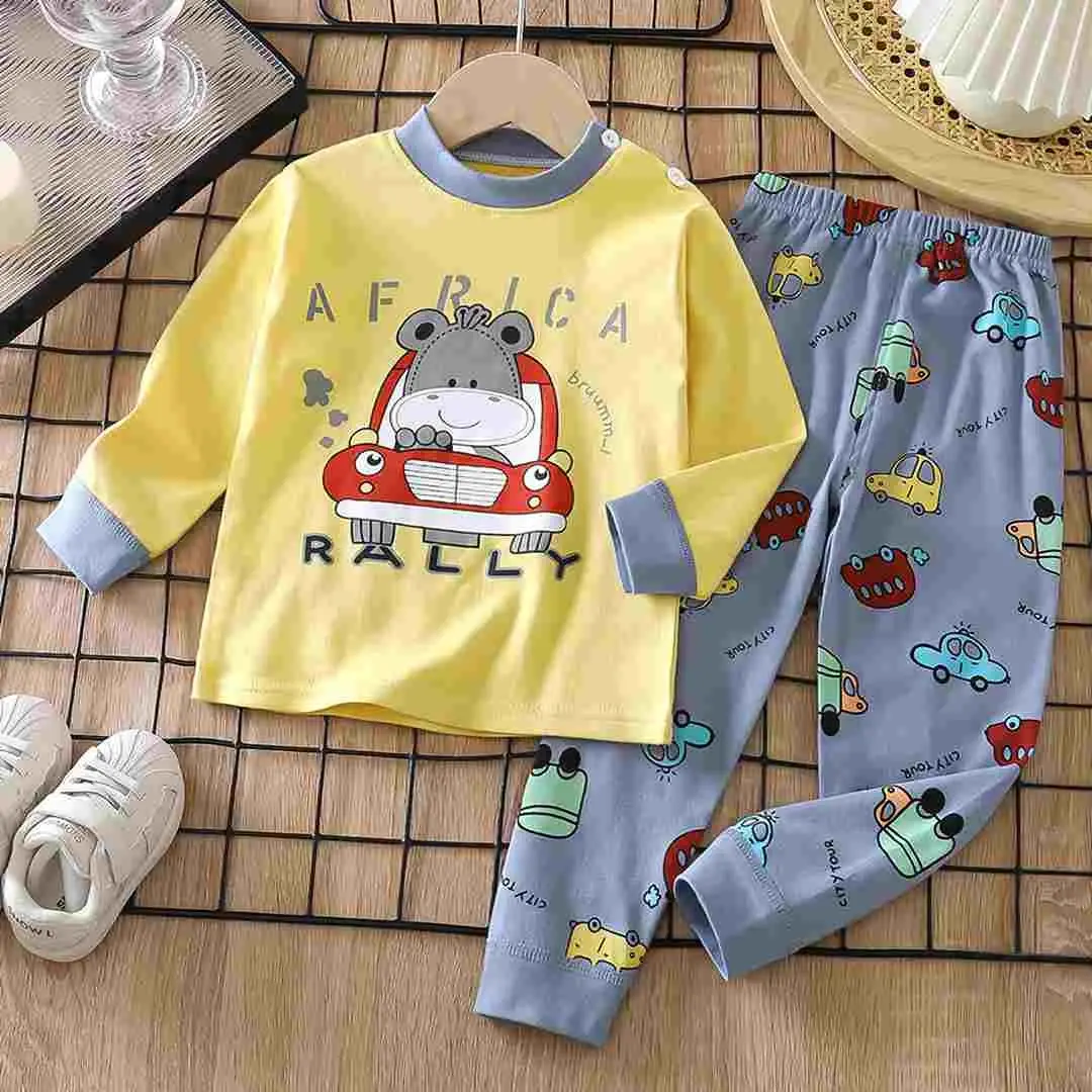 Детская пижама Babys Africa Бегемот Желтый