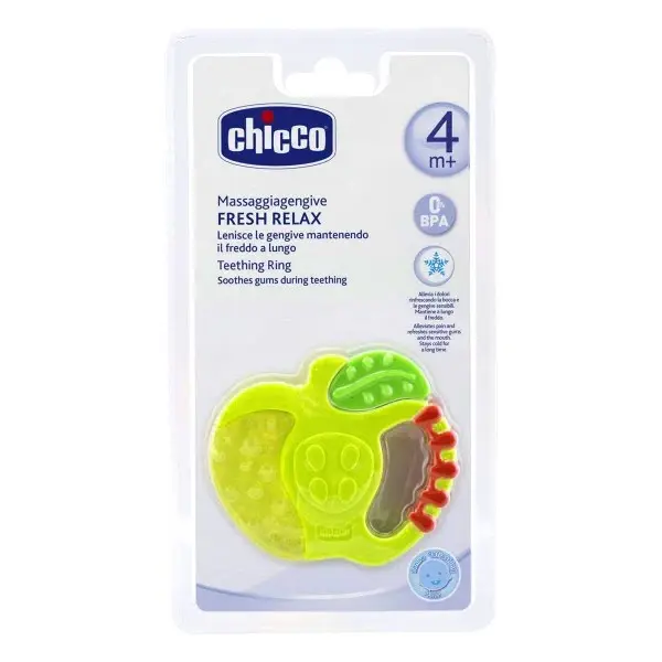 Игрушка-прорезыватель Chicco Fresh Relax яблочко 4+ мес
