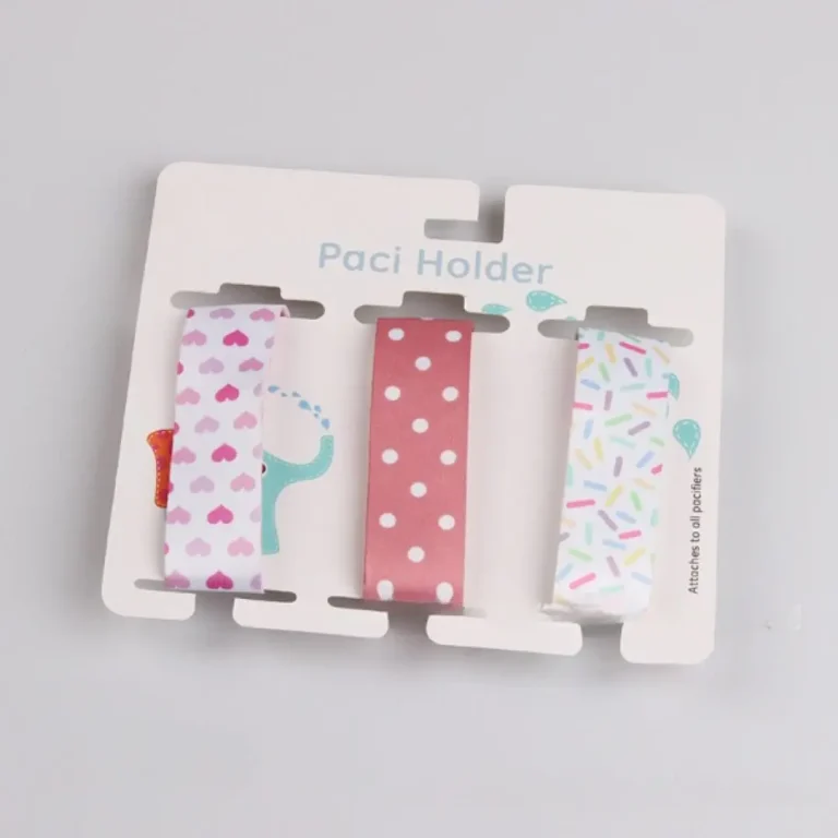 Комплект держателей на прищепке Paci Holder Палочки, Сердечки, Горошек 3 шт