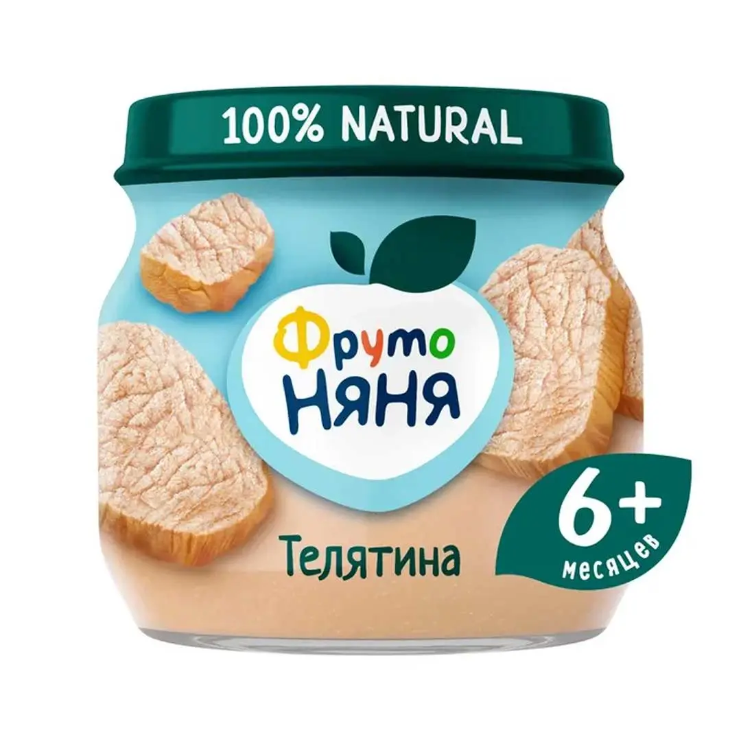 Пюре ФрутоНяня телятина 80 гр 6+ мес
