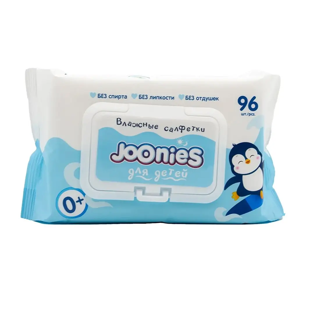 Влажные салфетки Joonies 96 шт