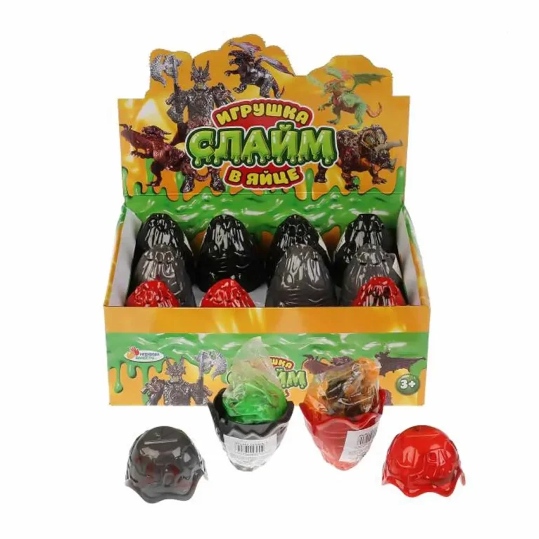 Слайм Игрушка в яйце Играем вместе