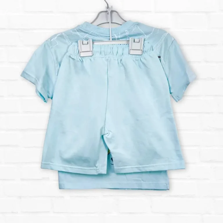 Комплект 2ка ZARA SonicX футболка + шорты Голубой