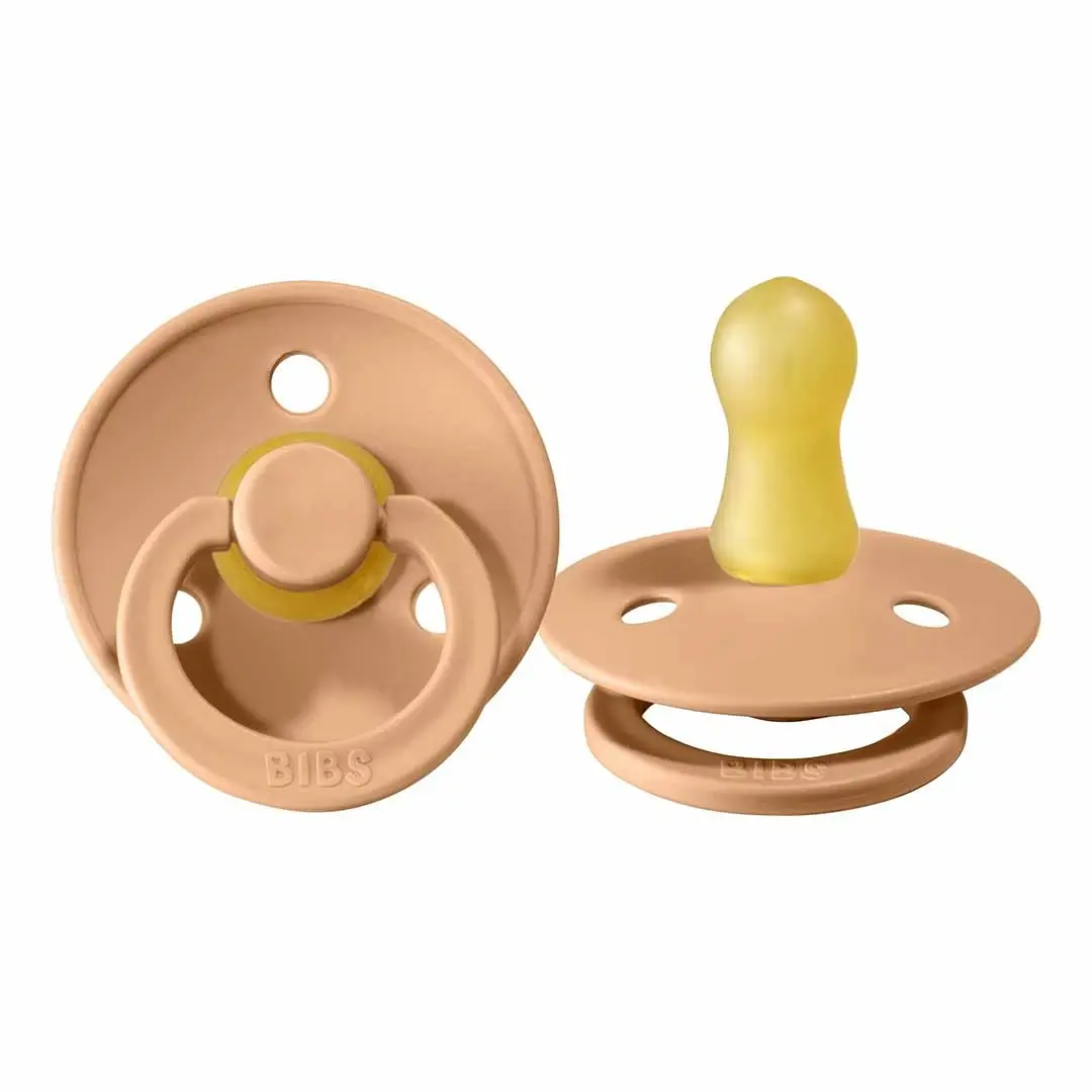 Пустышка латексная Bibs Colour Peach 0-6мес