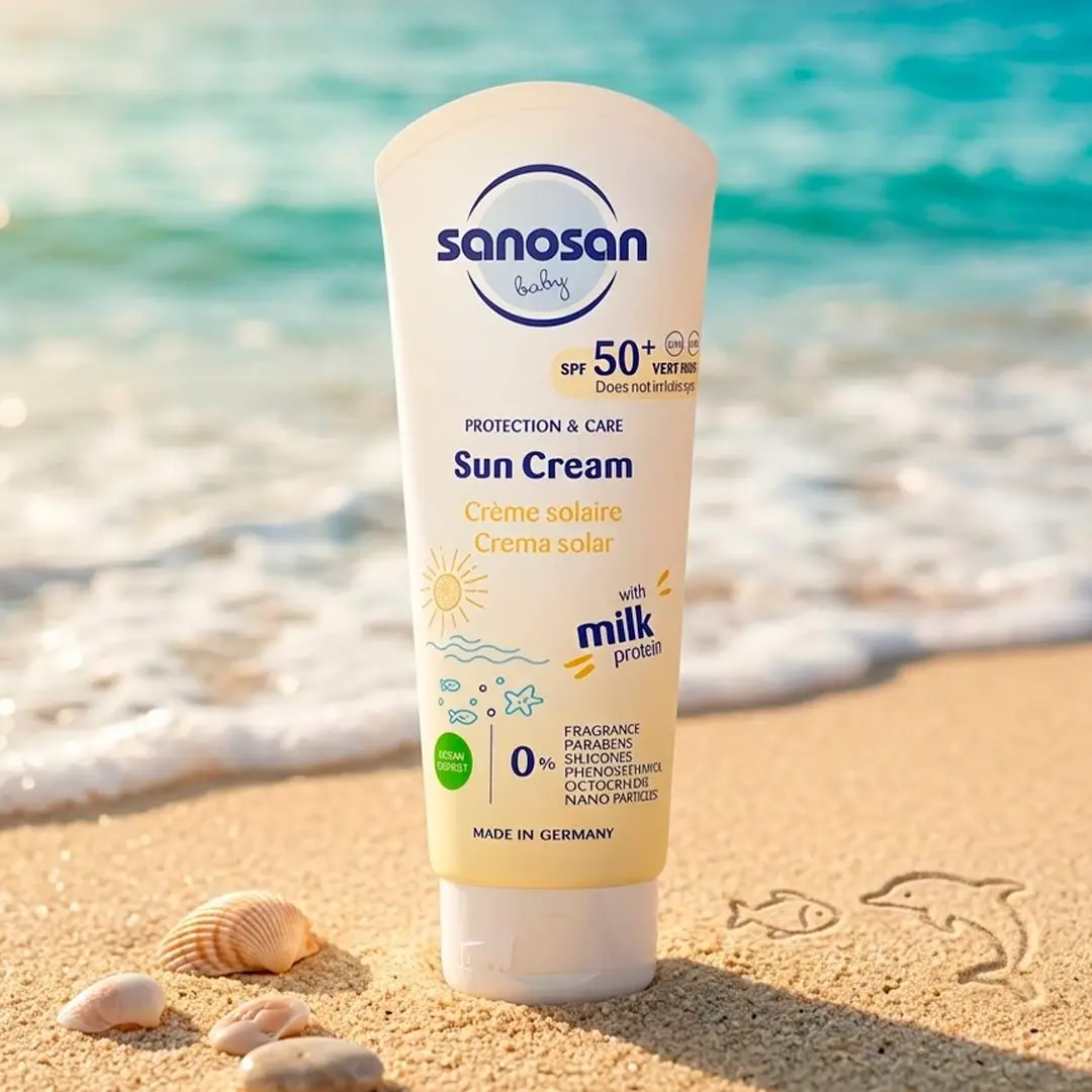 Лосьон Sanosan Baby солнцезащитный SPF 50 0+мес 100 мл