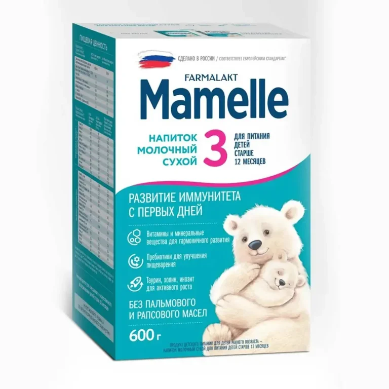 Сухой молочный напиток Mamelle 3 600 гр 12+мес