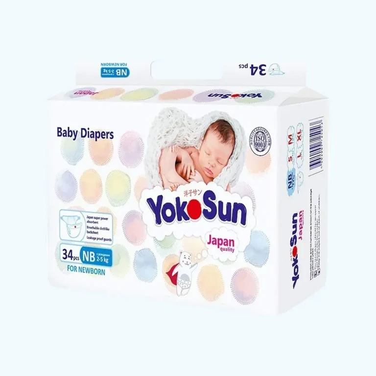 Подгузники YokoSun Comfort, NB (2-5 кг), 34 шт.
