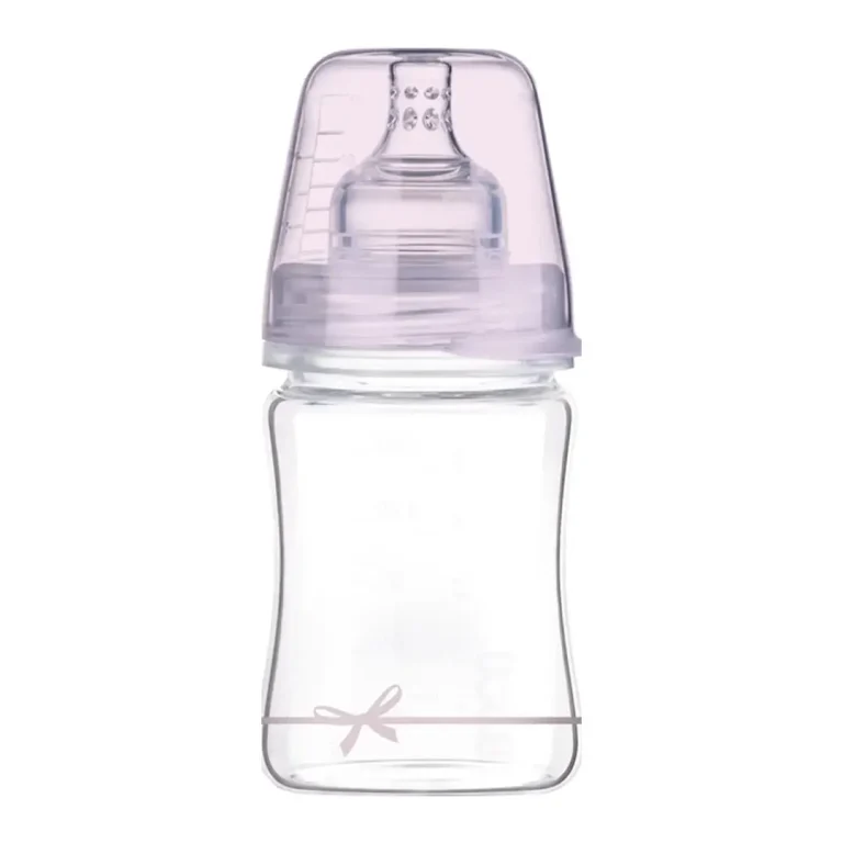 Стеклянная бутылочка LOVI DIAMOND GLAS 150 мл Baby Shower для девочки