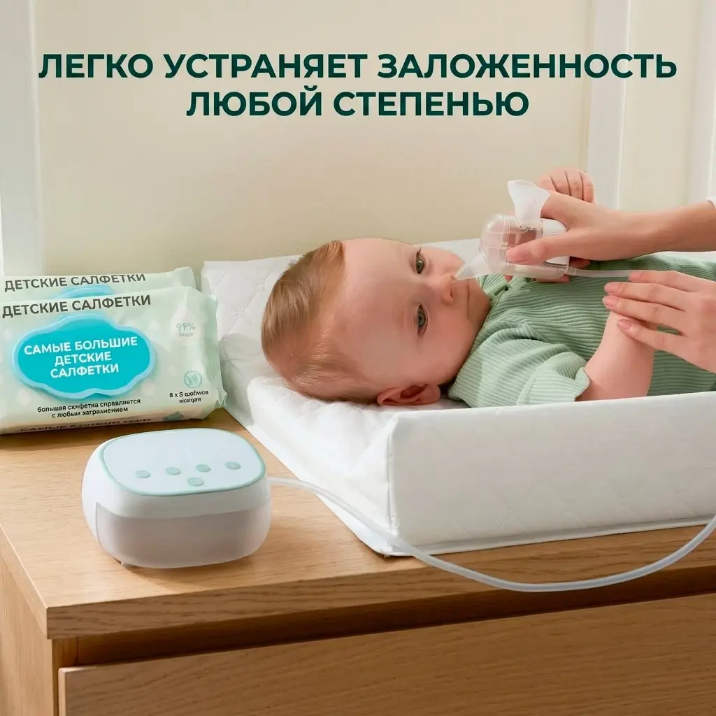 Электрический назальный аспиратор Momcozy BN008