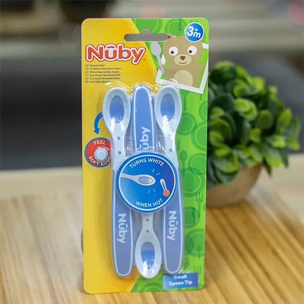 Набор ложек Nuby Hot Safe 3шт, 3+ мес.