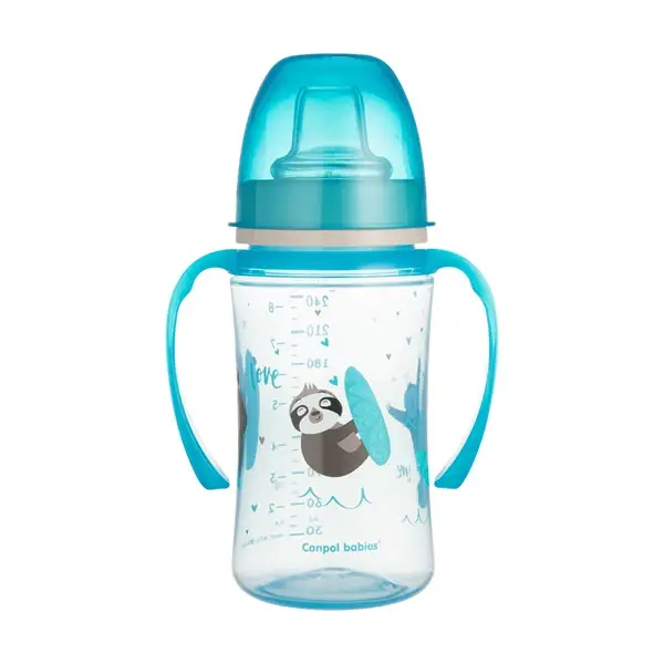 Поильник Canpol Babies EasyStart 240 мл. 6+ мес. ленивец