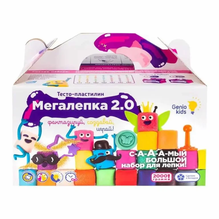 Набор для детской лепки Genio kids Мегалепка 2.0