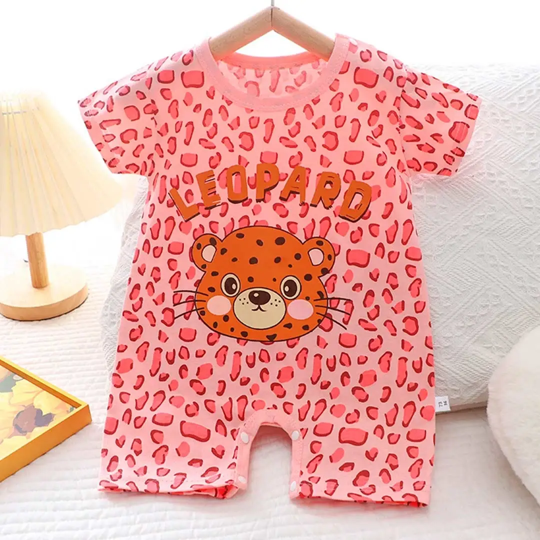 Ромпер Kiss bee Leopard Розовый