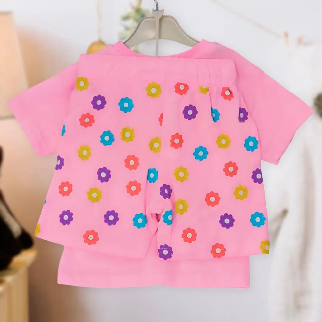 Комплект 2ка ZARA Paw patrol Скай и Еверест футболка + шорты Розовый
