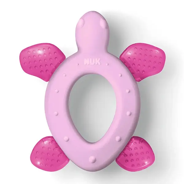 NUK Прорезыватель силиконовый водный Turtle 3+ мес