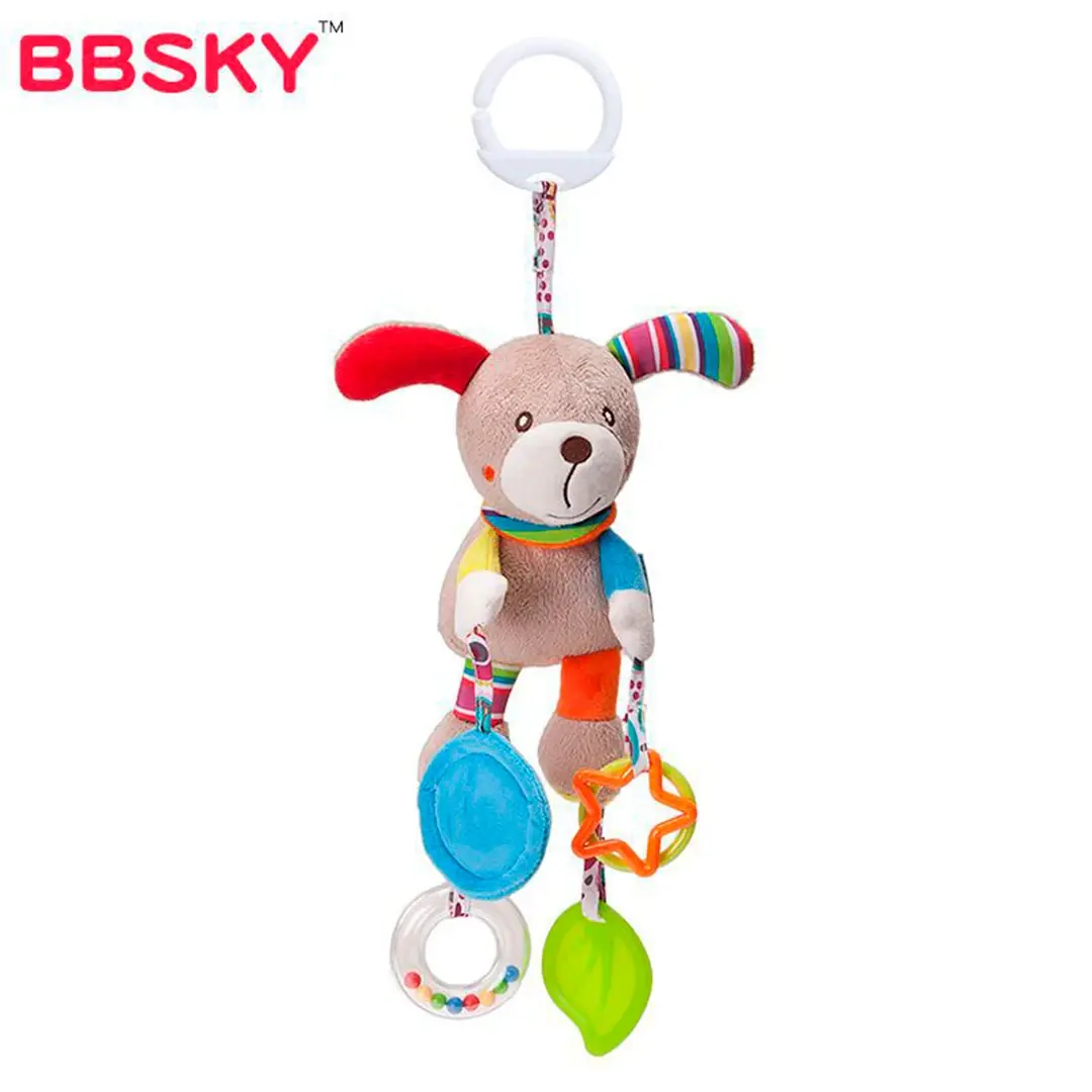 Мягкая погремушка подвеска BB Sky Щенок