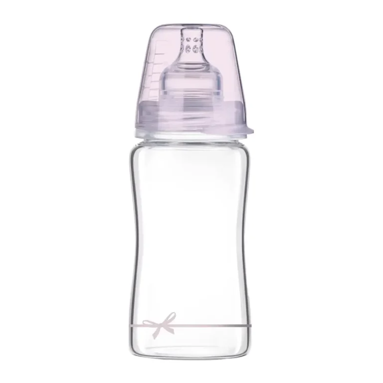 Бутылочка LOVI стеклянная DIAMOND GLAS 250 мл Baby Shower для девочки