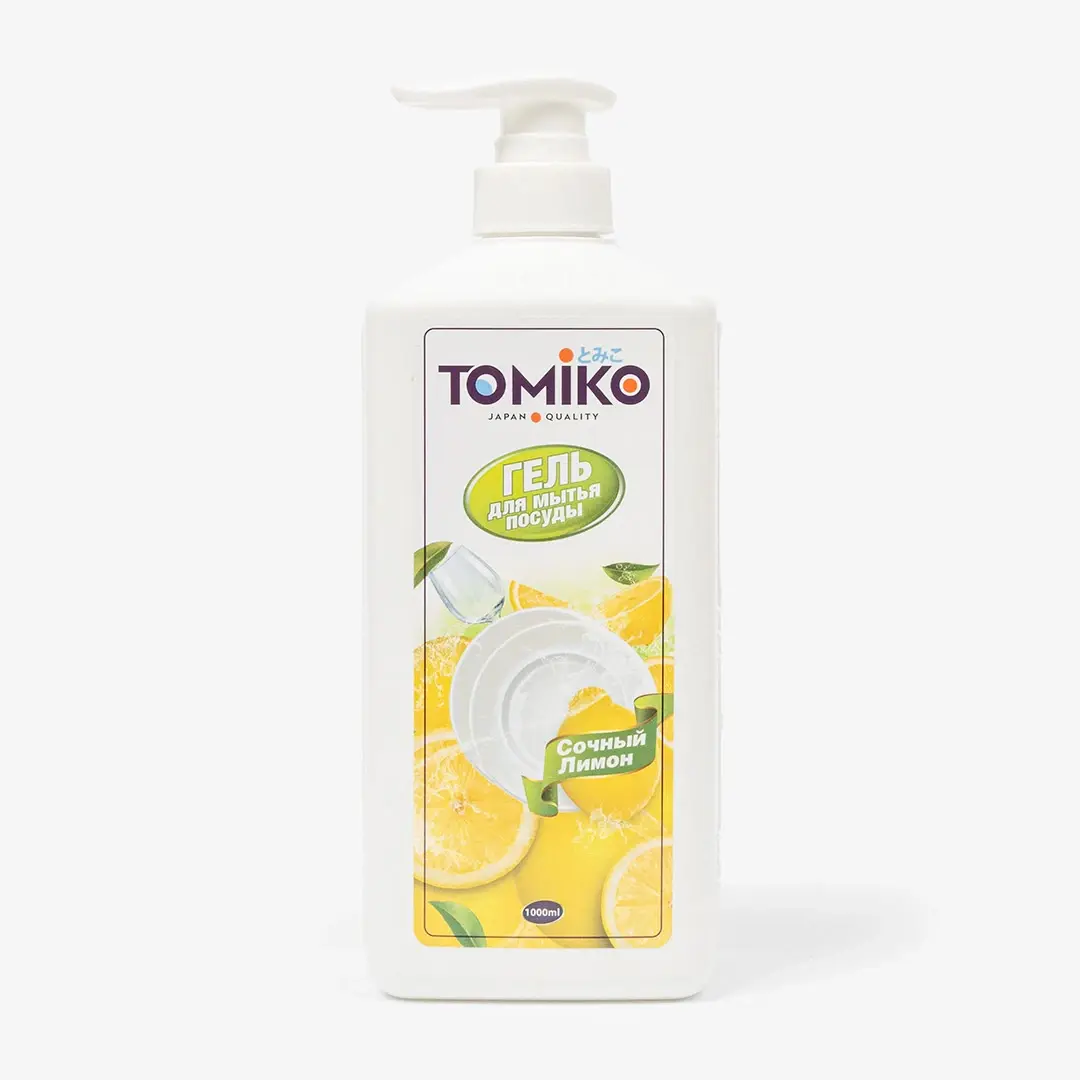 Гель для мытья посуды Tomiko Сочный лимон 1 л