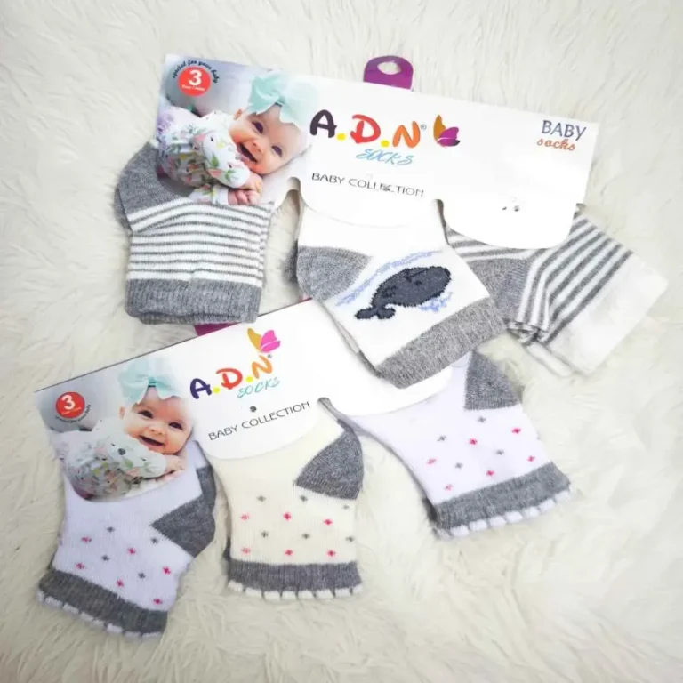 Набор носков A.D.N Socks 3шт В полоску Бетономешалка Голубой